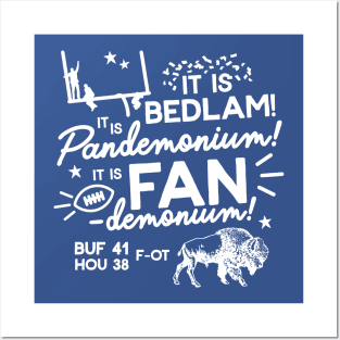 Buffalo Greatest Comeback Fandemonium Posters and Art